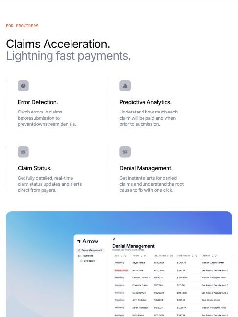 Tablet: Claims Acceleration for providers